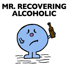 Mr Recovering Alcoholic - Short Sleeved T-Shirt