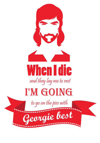 Georgie Best - Short Sleeved T-Shirt