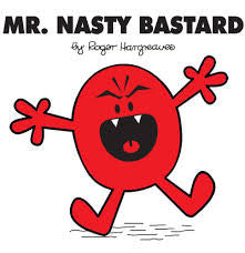 Mr Nasty Bastard - Short Sleeved T-Shirt