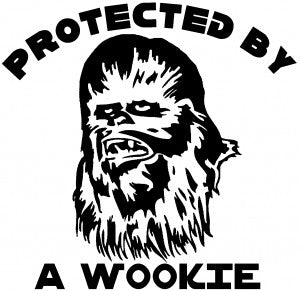 Protected By A Wookie - Short Sleeved T-Shirt