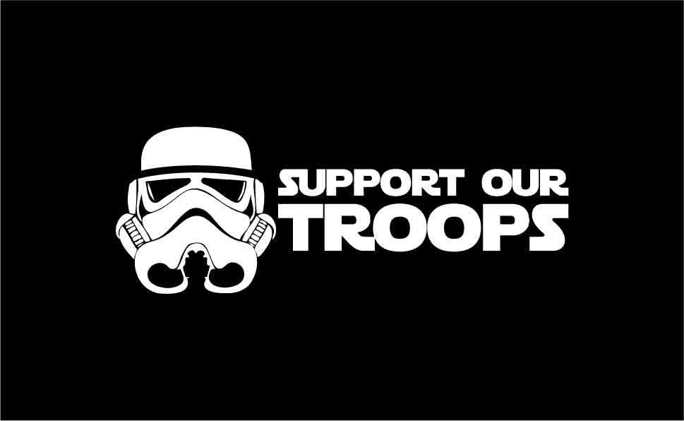 Support Our Troops - Short Sleeved T-Shirt